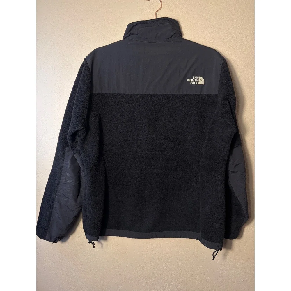 The North Face Denali Polartec Fleece Jacket Black Full Zip Mens Large